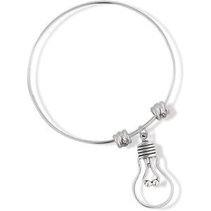 Light Bulb Bracelet - Idea Fancy Charm Bangle